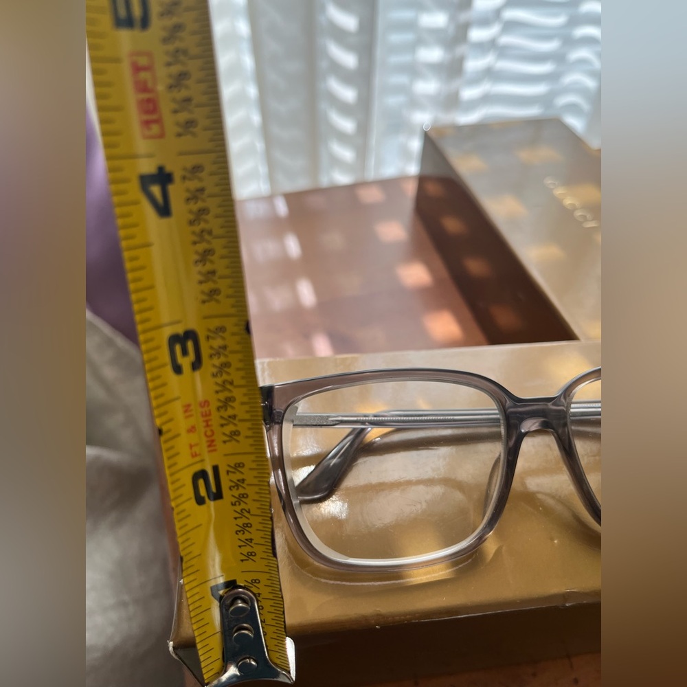 Authentic Gucci Eyeglass Frames | Grey Acetate | - image 4